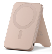 Satechi On-the-Go MagSafe powerbank 5000 mAh met stand roze