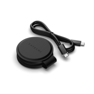 Satechi On-the-Go Qi2 MagSafe 2 in 1 oplader zwart