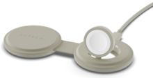 Satechi On-the-Go Qi2 MagSafe 2 in 1 oplader beige