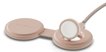 Satechi On-the-Go Qi2 MagSafe 2 in 1 oplader roze