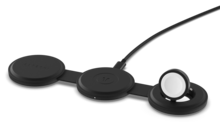 Satechi On-the-Go Qi2 MagSafe 3 in 1 oplader zwart