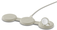 Satechi On-the-Go Qi2 MagSafe 3 in 1 oplader beige