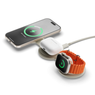 Satechi On-the-Go Qi2 MagSafe 3 in 1 oplader beige