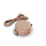 Satechi On-the-Go Qi2 MagSafe 3 in 1 oplader roze