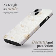 MIO MagSafe iPhone 15 / 14 / 13 hoesje White Roses
