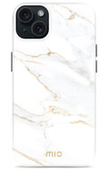 MIO MagSafe iPhone 15 / 14 / 13 hoesje White Marble