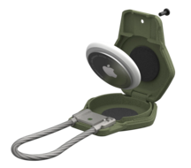 UAG Civilian AirTag sleutelhanger met staalkabel