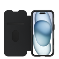 Otterbox React Folio iPhone 17e / 16e / iPhone 15 / 14 / 13 hoesje zwart
