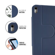 Pipetto Rotating Folio iPad 2025 / 2022 hoesje blauw