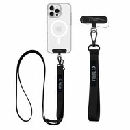 TechProtection Rope universeel crossbody draagkoord voor elke telefoon zwart