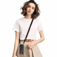TechProtection Rope universeel crossbody draagkoord voor elke telefoon zwart