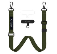 TechProtection Rope universeel crossbody draagkoord voor elke telefoon groen