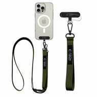 TechProtection Rope universeel crossbody draagkoord voor elke telefoon groen