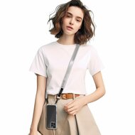 TechProtection Rope universeel crossbody draagkoord voor elke telefoon grijs
