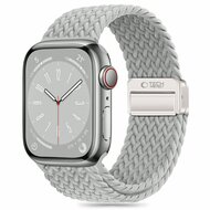TechProtection Nylon Plus Apple Watch 42 / 41 / 40 mm bandje stone