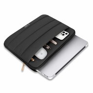 TechProtection Fluffy MacBook 15 / 16 inch sleeve zwart