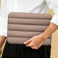 TechProtection Fluffy MacBook 15 / 16 inch sleeve walnut