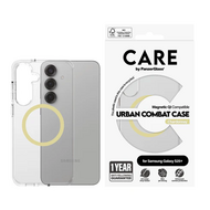 PanzerGlass CARE Urban Combat MagSafe Galaxy S25+ Plus hoesje doorzichtig geel