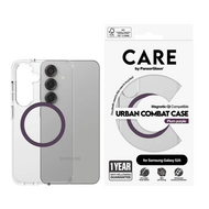 PanzerGlass CARE Urban Combat MagSafe Galaxy S25 hoesje doorzichtig paars