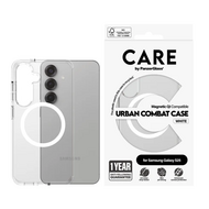 PanzerGlass CARE Urban Combat MagSafe Galaxy S25 hoesje doorzichtig wit
