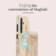 MIO Card Holder MagSafe Wallet Gold Marble