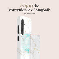 MIO Card Holder MagSafe Wallet White Marble