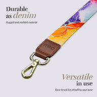 MIO Lanyard universeel draagkoord Flowers