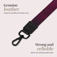 MIO Lanyard universeel draagkoord Berry Blooms