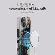 MIO MagSafe iPhone 16 Pro hoesje Green Marble