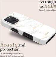 MIO MagSafe iPhone 16 Pro hoesje White Marble