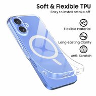 TechProtection Flex MagSafe iPhone 16 hoesje transparant