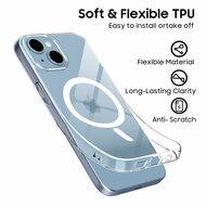 TechProtection Flex MagSafe iPhone 13 / 14 hoesje transparant