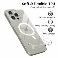 TechProtection Flex MagSafe iPhone 15 Pro hoesje transparant