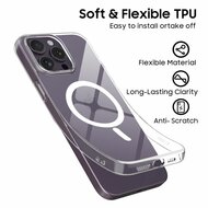 TechProtection Flex MagSafe iPhone 14 Pro hoesje transparant