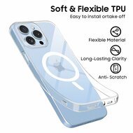 TechProtection Flex MagSafe iPhone 13 Pro hoesje transparant