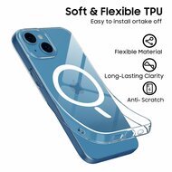 TechProtection Flex MagSafe iPhone 13 mini hoesje transparant