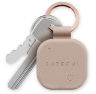 Satechi FindAll Keychain sleutelhanger met Find My Tracker roze