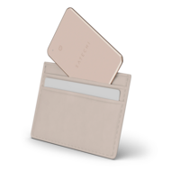 Satechi FindAll card met Find My tracker roze