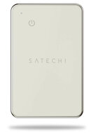 Satechi FindAll card met Find My tracker beige