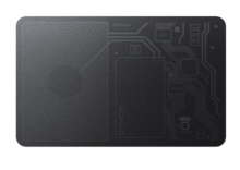 Nomad Tracking Card met Find My tracker zwart