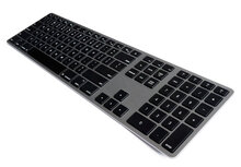 Matias Wireless aluminium&nbsp;draadloos Mac USB-C toetsenbord grijs