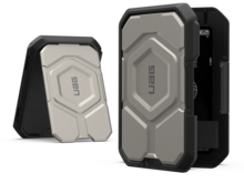 UAG Monarch MagSafe wallet met stand titanium