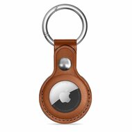 TechProtection leren AirTag hanger bruin
