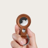 TechProtection leren AirTag hanger bruin