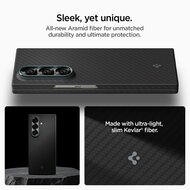 Spigen AirSkin Aramid Galaxy Z Fold&nbsp;7 hoesje zwart