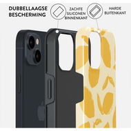 Burga Tough MagSafe iPhone 15 hoesje lemon tart