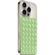 Mobiparts Sticky Pad zuignap telefoonhouder groen