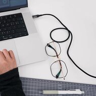 Musthavz 240 watt USB-C naar USB-C kabel met LCD-display