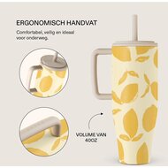 Burga Tumbler leakproof drinkbeker 1,2 liter lemon tart