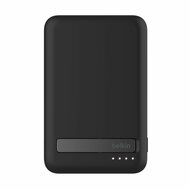 Belkin MagSafe Qi2 5000 mAh powerbank met stand zwart